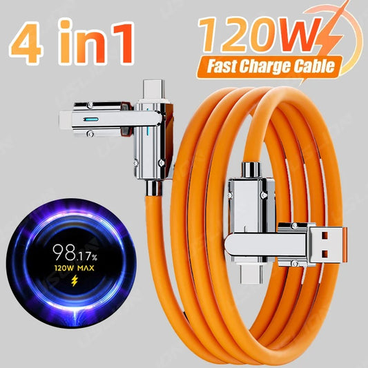 Wellown 4 In 1 Turbo Data Cable