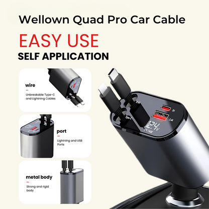 Wellown Quad Pro Car Charger