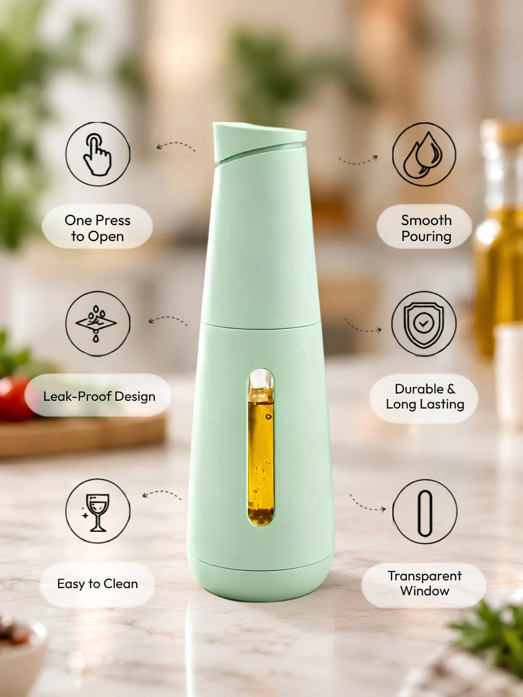 Press & Seal Oil Dispenser