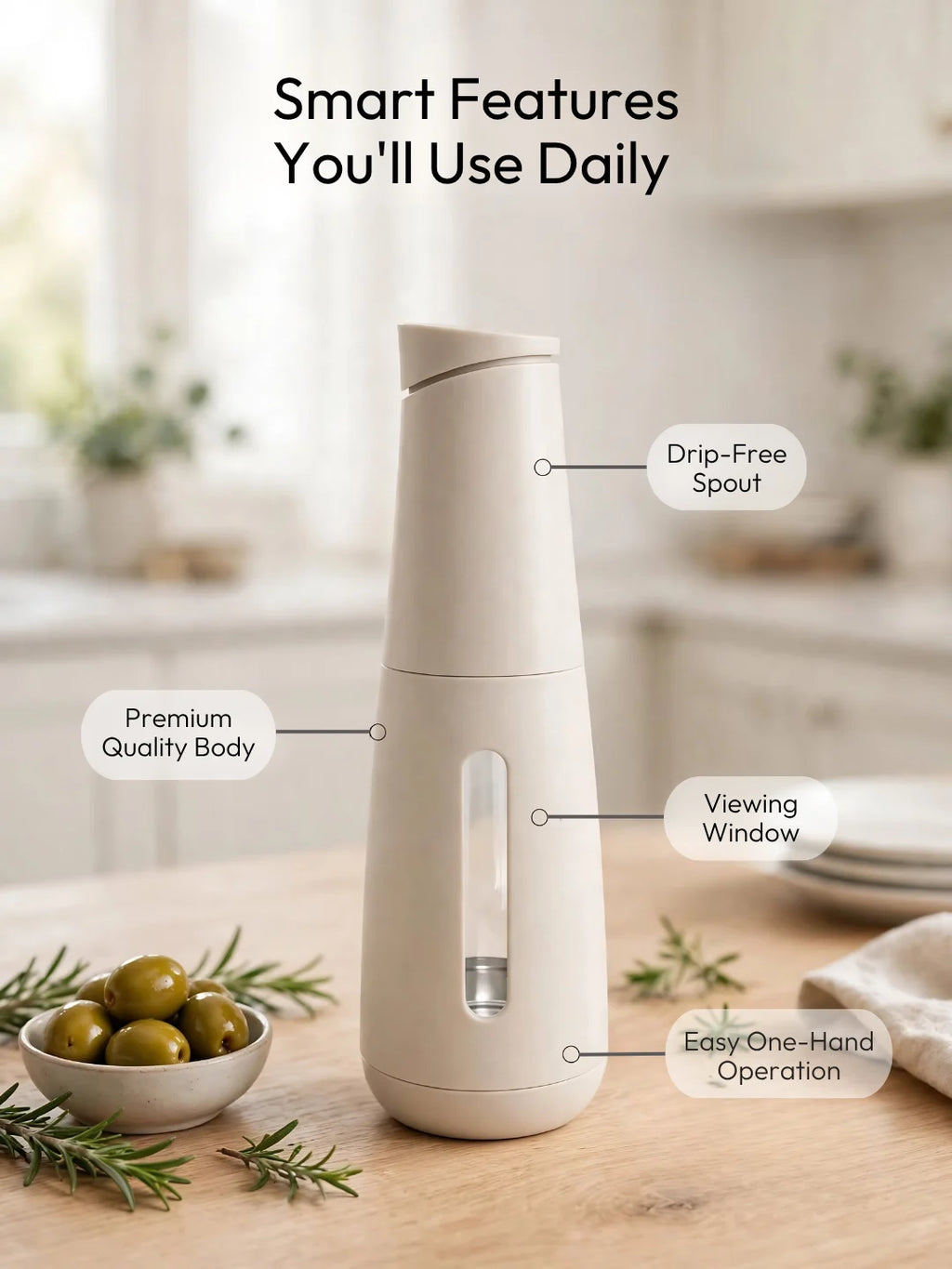 Press & Seal Oil Dispenser