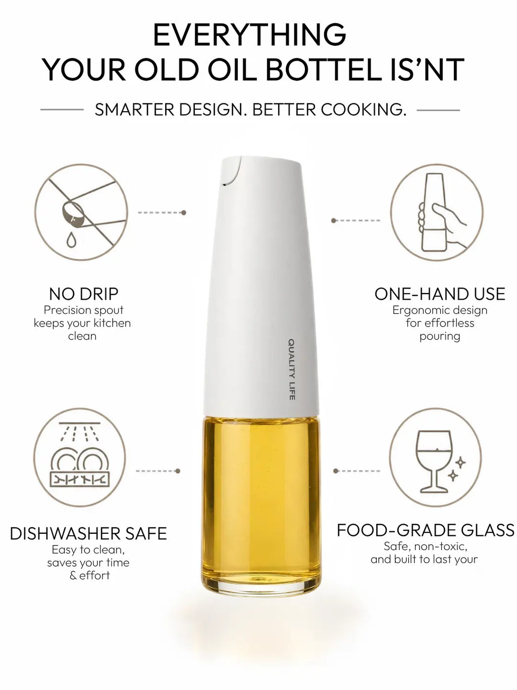 Tilt & Pour Oil Dispenser