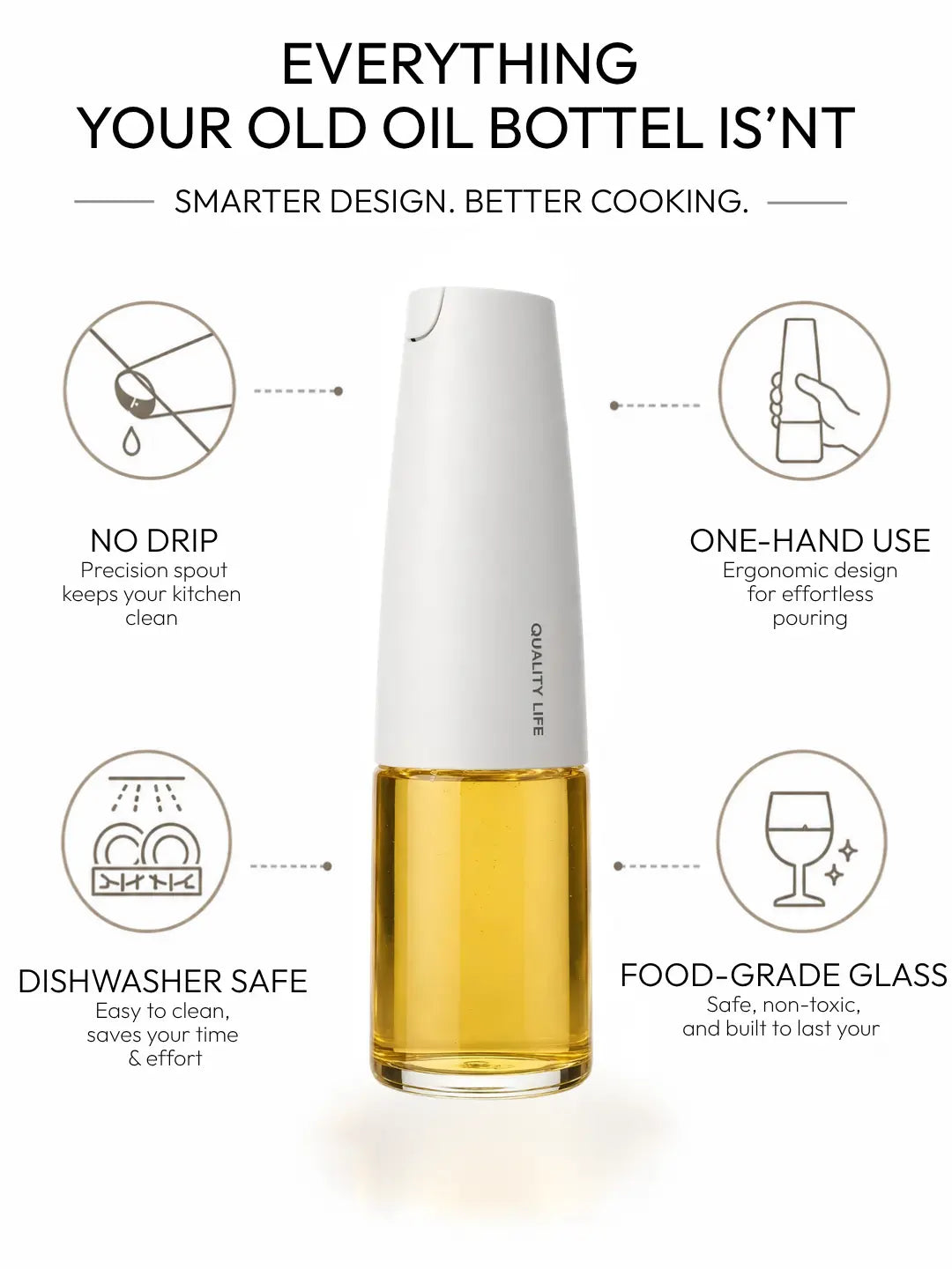 Tilt & Pour Oil Dispenser
